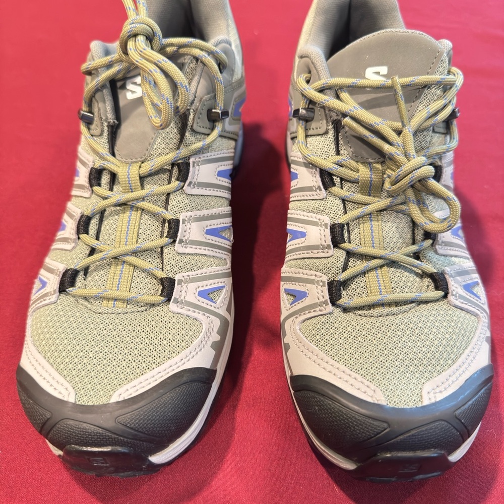 Salomon X Ultra Pioneer Aero Women’s Shoes - Green, Black and Gray Size 10 - Picture 3 of 11